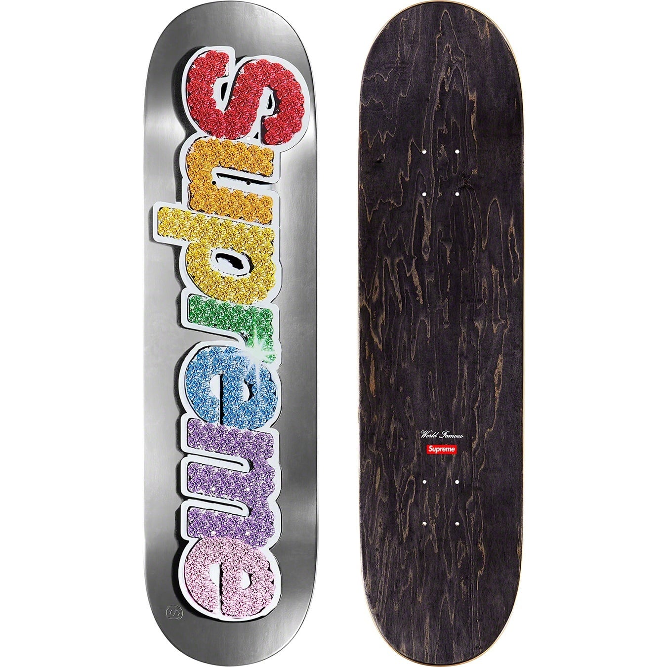 Bling Box Logo Skateboard view 2